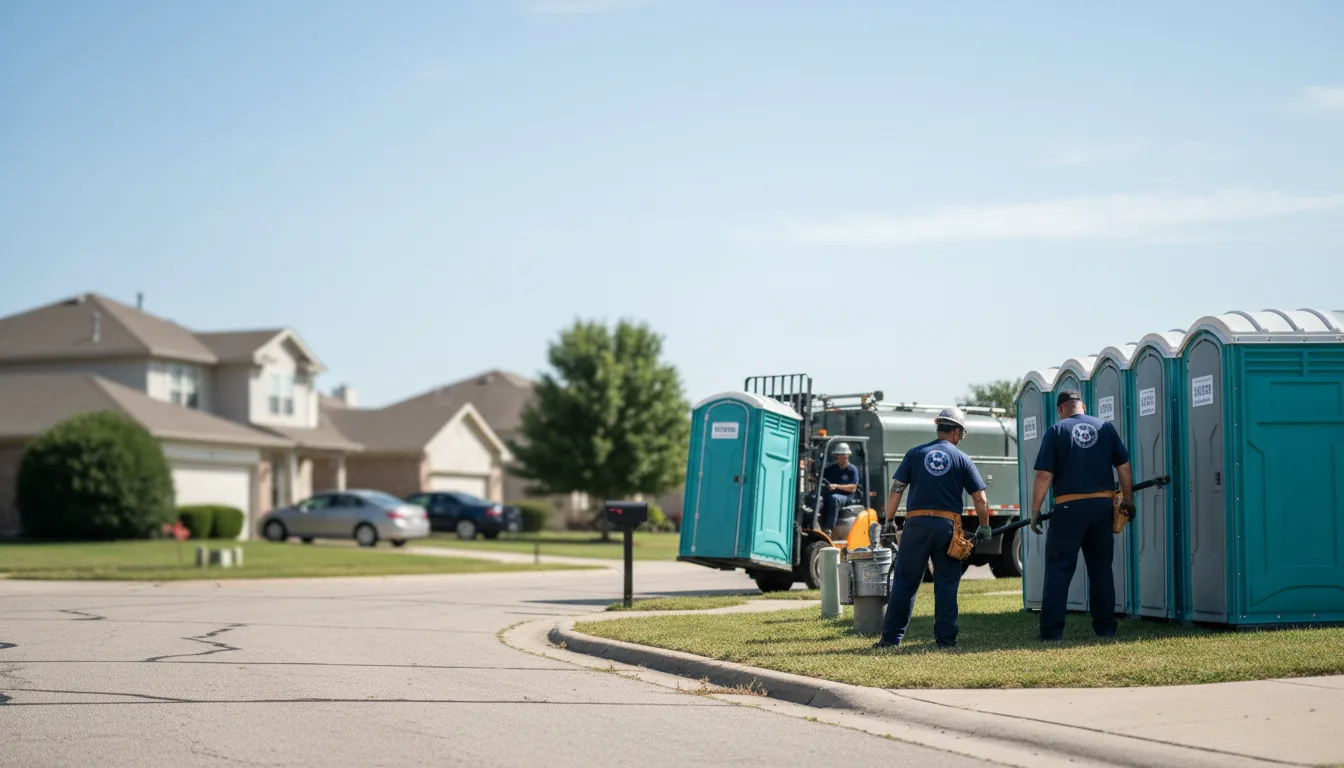 Porta Potty Rental in Hallsville, TX near me